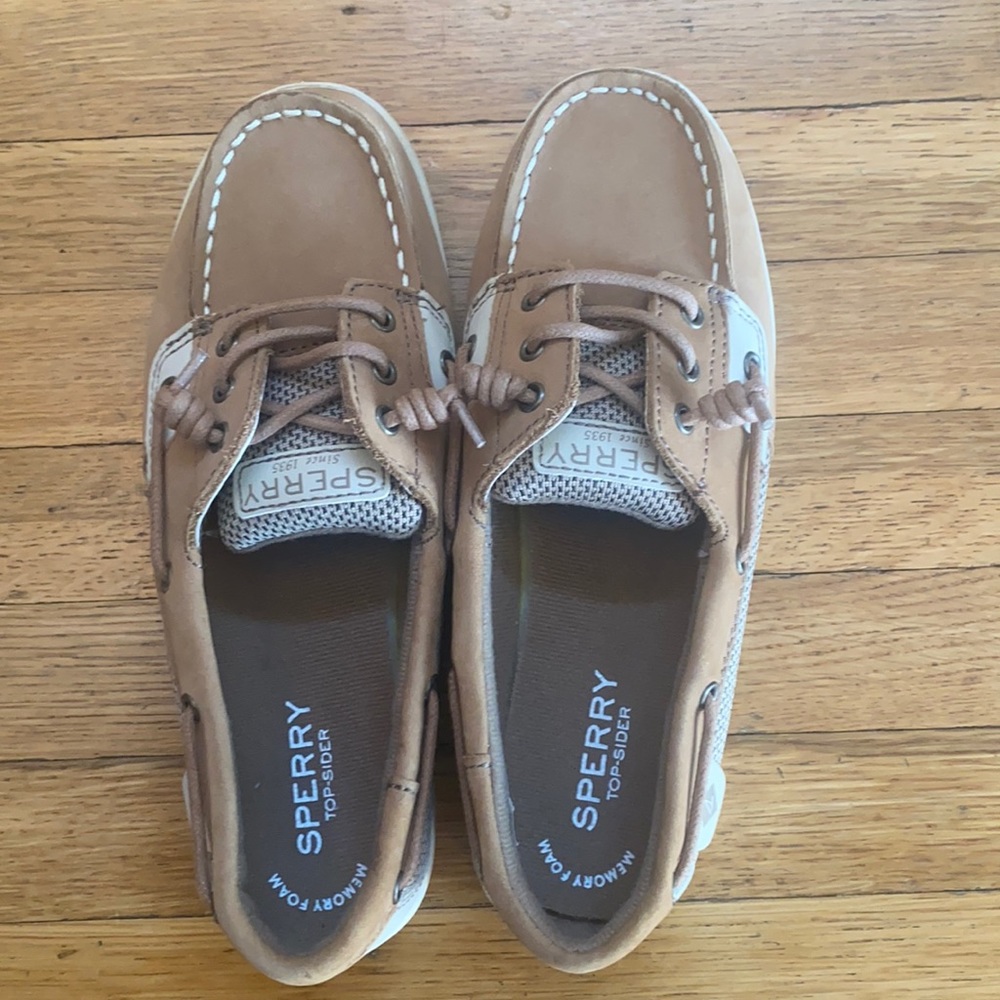 Sperry girls Shoresider Jr Crib Boat Shoe-3.5